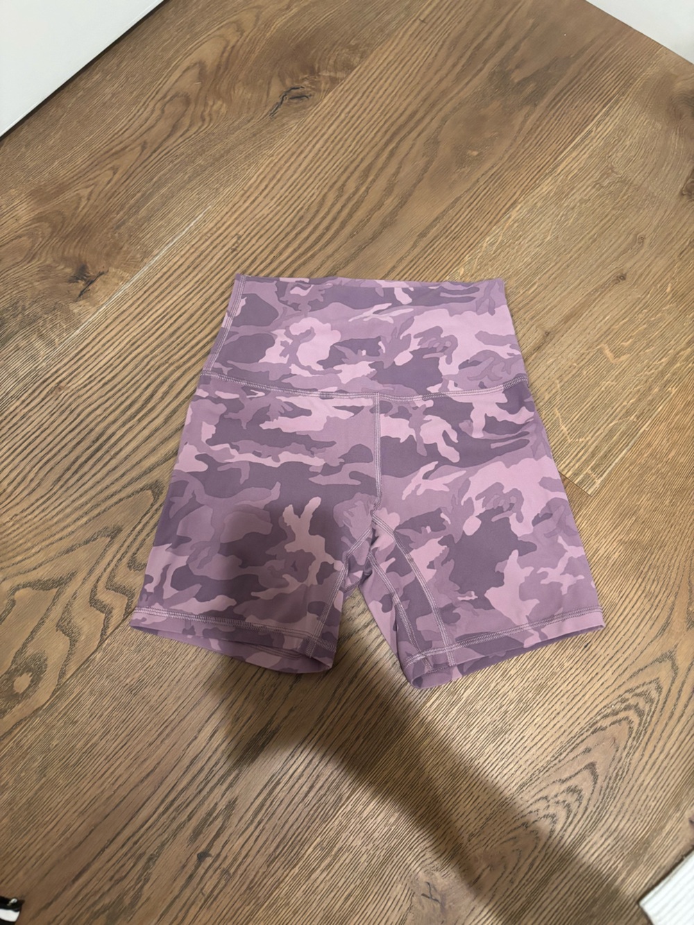 lululemon athletica Pink Camo Align High-Rise Biker Shorts